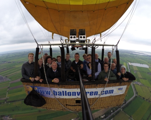 Groepsballonvaart vanaf Genemuiden naar Linde
